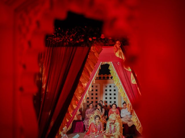 Vidit and Purvi&apos;s wedding in Udaipur, Rajasthan 30