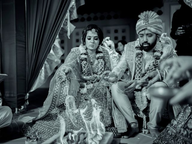 Vidit and Purvi&apos;s wedding in Udaipur, Rajasthan 31