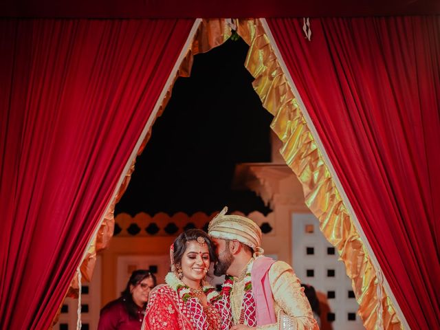 Vidit and Purvi&apos;s wedding in Udaipur, Rajasthan 32