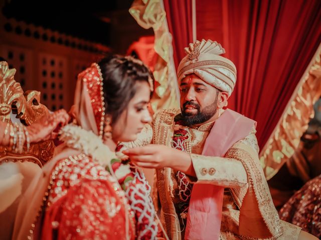 Vidit and Purvi&apos;s wedding in Udaipur, Rajasthan 34