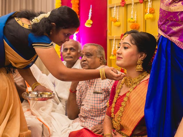 Annapoorni and Santhosh&apos;s wedding in Chennai, Tamil Nadu 30