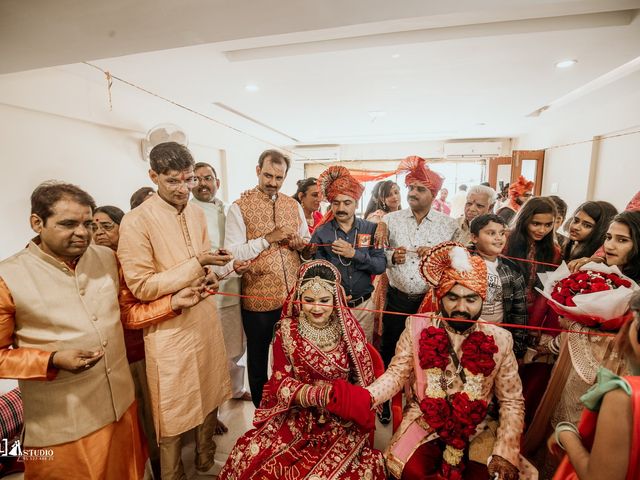kishor and pooja&apos;s wedding in Ahmednagar, Maharashtra 159