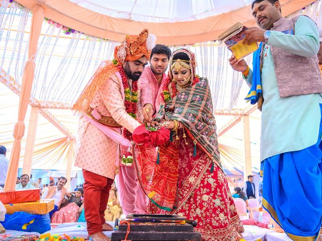 kishor and pooja&apos;s wedding in Ahmednagar, Maharashtra 178