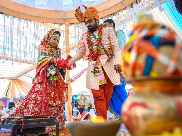 kishor and pooja&apos;s wedding in Ahmednagar, Maharashtra 179