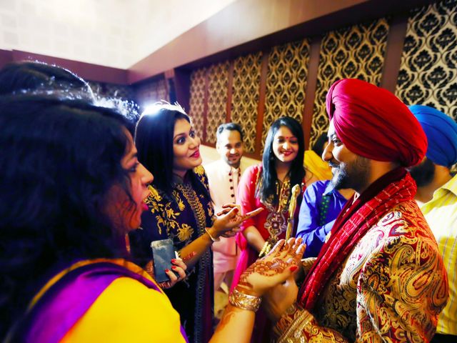 Simran and Chandeep's wedding in South Delhi, Delhi NCR 15