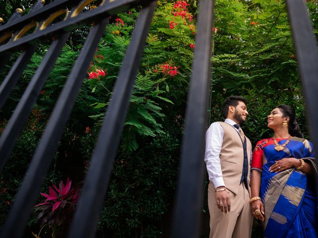 Thretha and Sabareesh&apos;s wedding in Bangalore, Karnataka 8