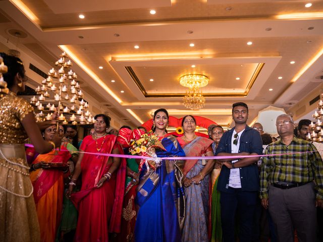 Thretha and Sabareesh&apos;s wedding in Bangalore, Karnataka 17