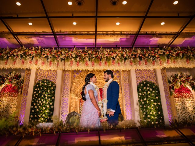 Thretha and Sabareesh&apos;s wedding in Bangalore, Karnataka 31