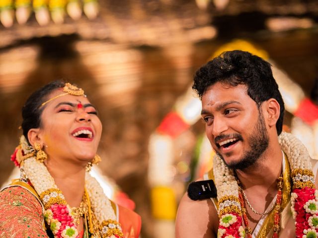 Thretha and Sabareesh&apos;s wedding in Bangalore, Karnataka 36