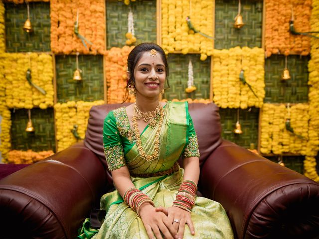 Srinidhi and Srikar&apos;s wedding in Hyderabad, Telangana 13