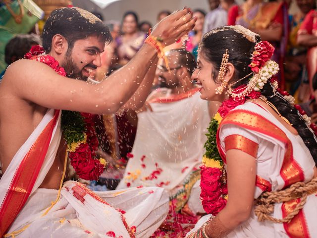 Srinidhi and Srikar&apos;s wedding in Hyderabad, Telangana 43