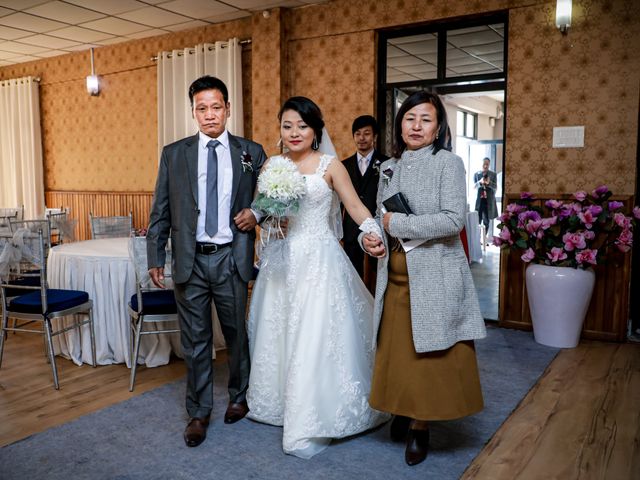 Zai and Paul&apos;s wedding in Kohima, Nagaland 10