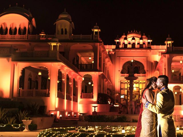 Abhinav and Aarti&apos;s wedding in Jaipur, Rajasthan 8