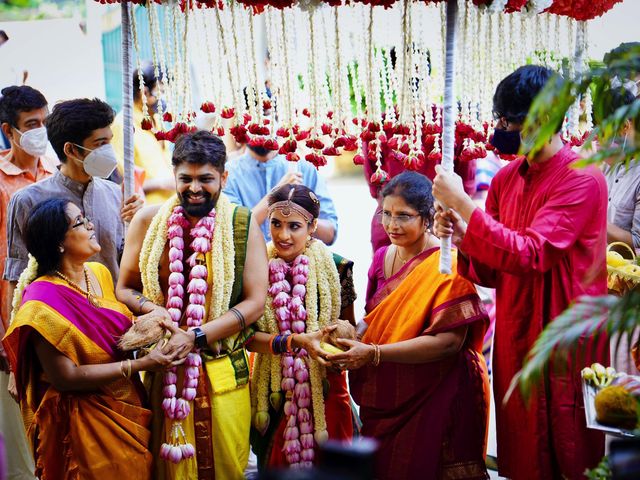Bharat and Meera&apos;s wedding in Chennai, Tamil Nadu 64