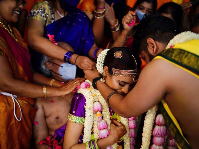 Bharat and Meera&apos;s wedding in Chennai, Tamil Nadu 78