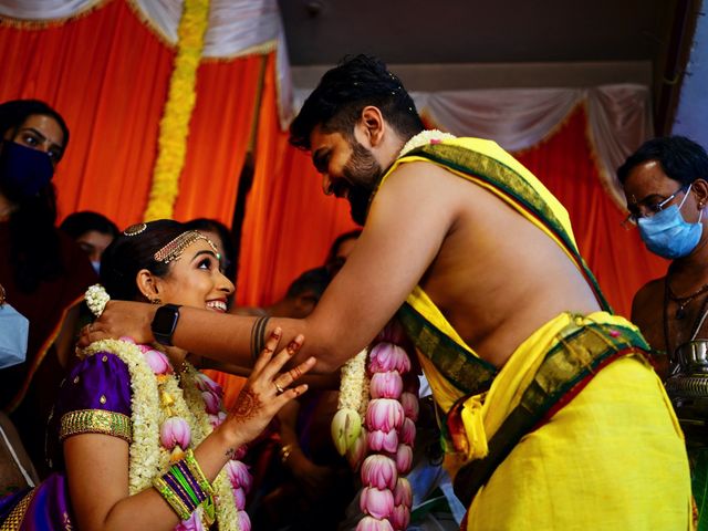 Bharat and Meera&apos;s wedding in Chennai, Tamil Nadu 83