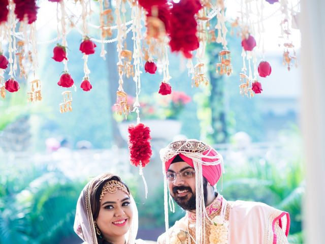 Mansi and Harneet's wedding in South Delhi, Delhi NCR 13