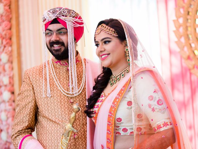 Mansi and Harneet's wedding in South Delhi, Delhi NCR 21