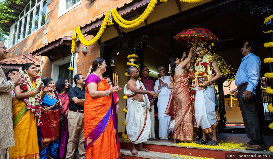 Ashwin and Apoorva's wedding in Chennai, Tamil Nadu