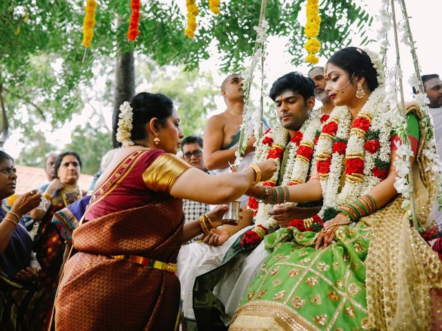 Brahmi and Karthik&apos;s wedding in Mumbai, Maharashtra 1