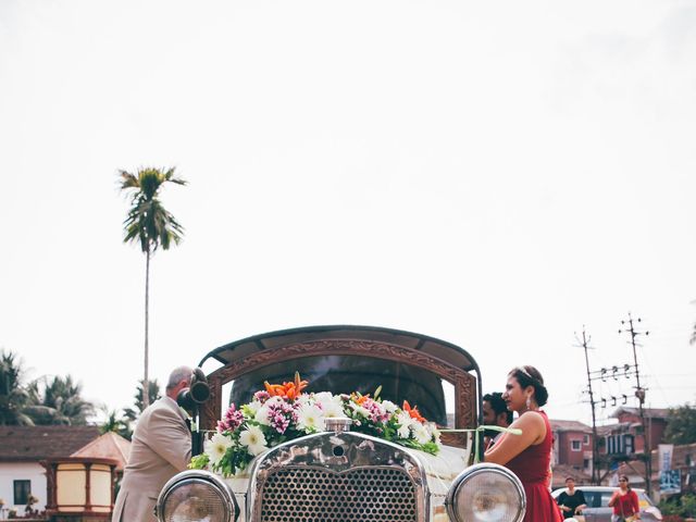 Minella and Tom's wedding in North Goa, Goa 11