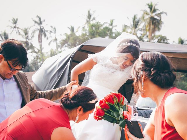 Minella and Tom's wedding in North Goa, Goa 32