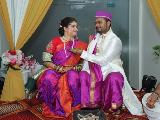 Samruddhi and Ajinkya&apos;s wedding in Pune, Maharashtra 29