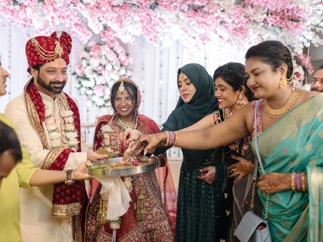 Abhishek and Sushma&apos;s wedding in Mumbai, Maharashtra 30