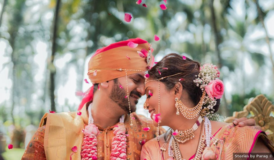 Akshay and Kalyani's wedding in Raigad, Maharashtra