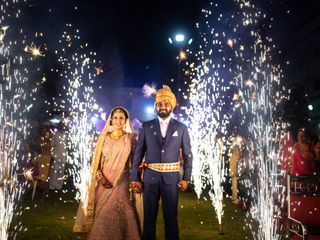 The wedding of Suraj and Pooja