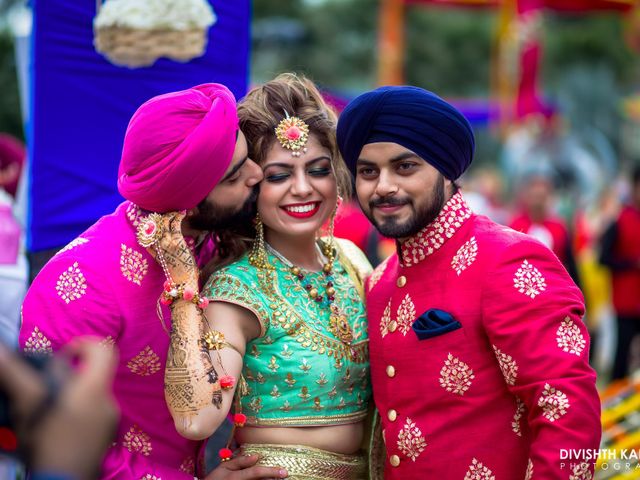 Gurpreet and Sahil's wedding in South Delhi, Delhi NCR 32