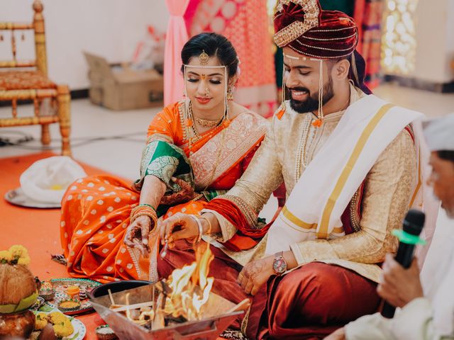 Sameeksha and Rohan&apos;s wedding in Pune, Maharashtra 73