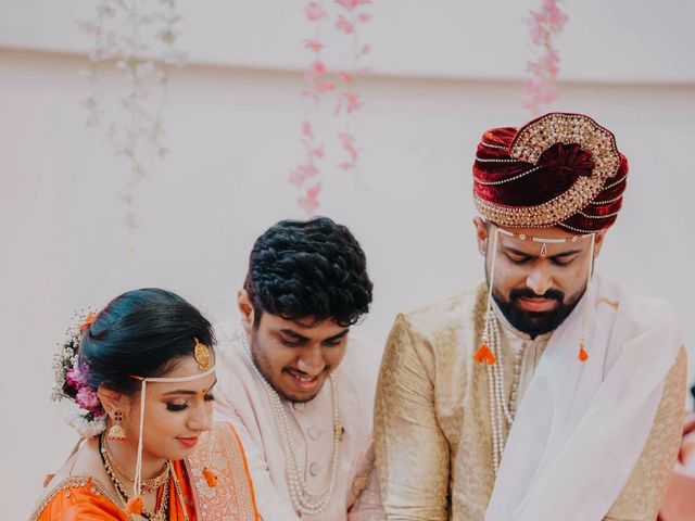 Sameeksha and Rohan&apos;s wedding in Pune, Maharashtra 74