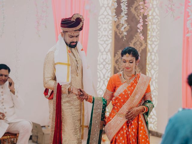 Sameeksha and Rohan&apos;s wedding in Pune, Maharashtra 76