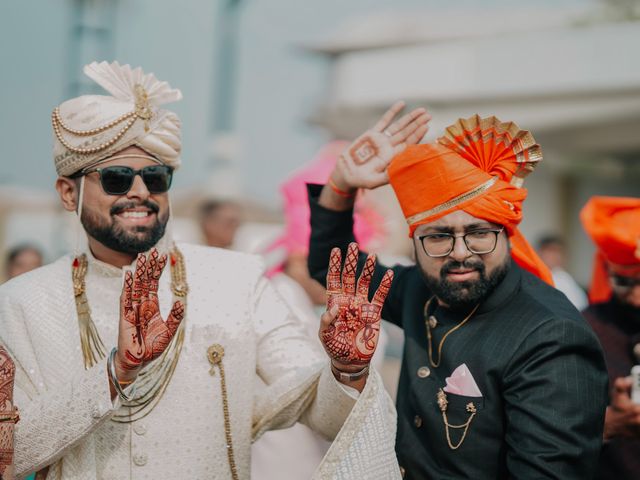 Sameeksha and Rohan&apos;s wedding in Pune, Maharashtra 136
