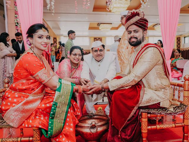 Sameeksha and Rohan&apos;s wedding in Pune, Maharashtra 156