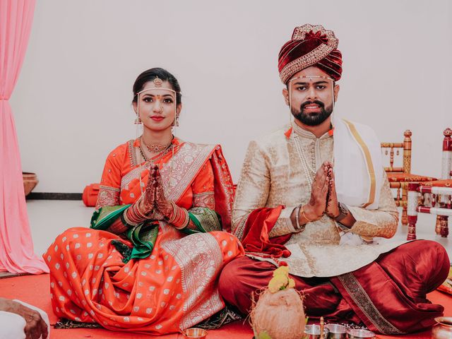 Sameeksha and Rohan&apos;s wedding in Pune, Maharashtra 158