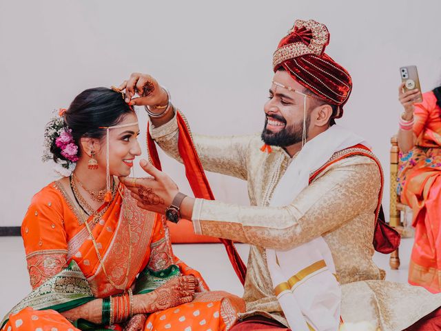 Sameeksha and Rohan&apos;s wedding in Pune, Maharashtra 160