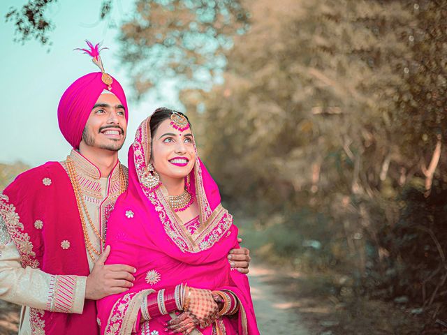 Simran and Sukhraj&apos;s wedding in Mohali, Chandigarh 28