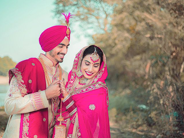 Simran and Sukhraj&apos;s wedding in Mohali, Chandigarh 29