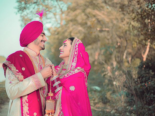 Simran and Sukhraj&apos;s wedding in Mohali, Chandigarh 30