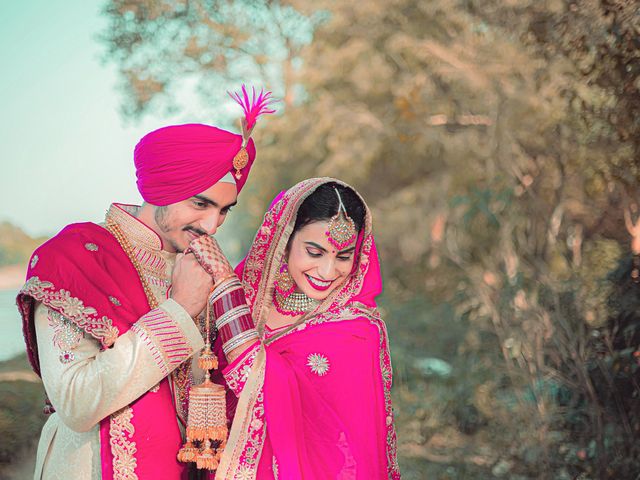 Simran and Sukhraj&apos;s wedding in Mohali, Chandigarh 31