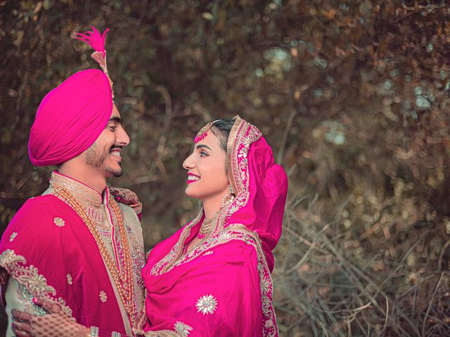 Simran and Sukhraj&apos;s wedding in Mohali, Chandigarh 34