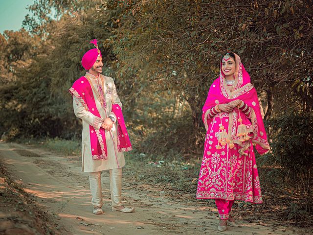 Simran and Sukhraj&apos;s wedding in Mohali, Chandigarh 36