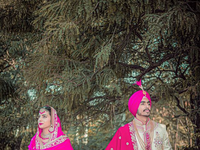 Simran and Sukhraj&apos;s wedding in Mohali, Chandigarh 1