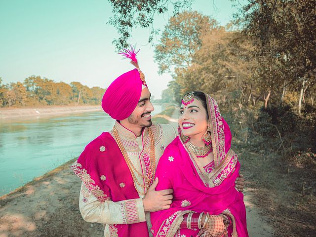 Simran and Sukhraj&apos;s wedding in Mohali, Chandigarh 41