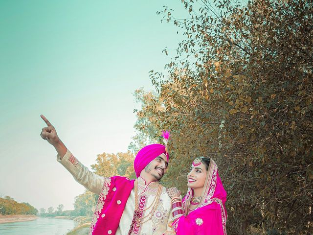 Simran and Sukhraj&apos;s wedding in Mohali, Chandigarh 42