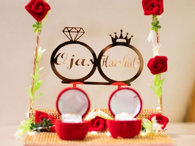 Harshali and Ojas's wedding in Mumbai, Maharashtra 14