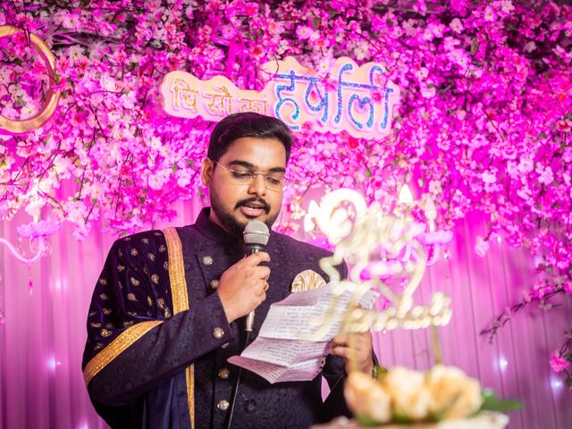Harshali and Ojas's wedding in Mumbai, Maharashtra 17