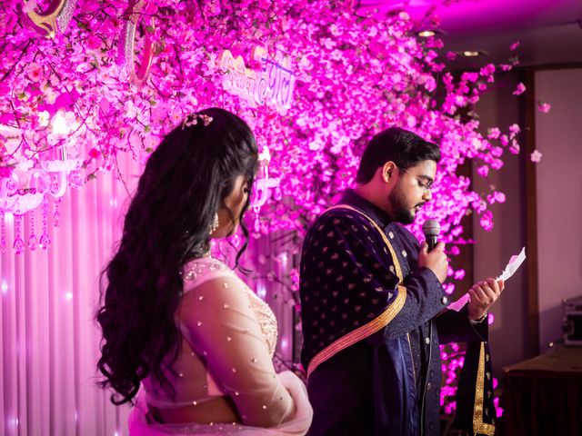 Harshali and Ojas's wedding in Mumbai, Maharashtra 18